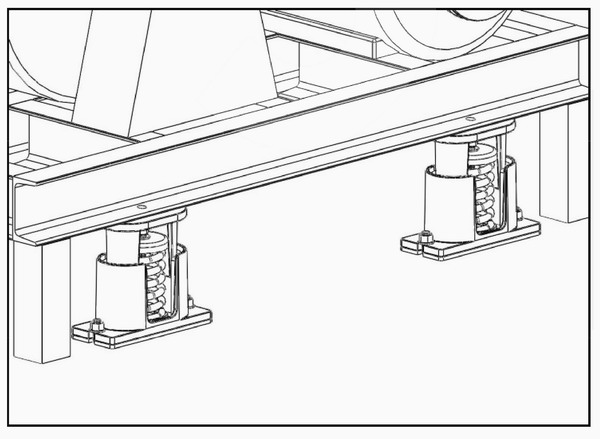 JB型座式彈簧減振器安裝說(shuō)明/圖紙講解
