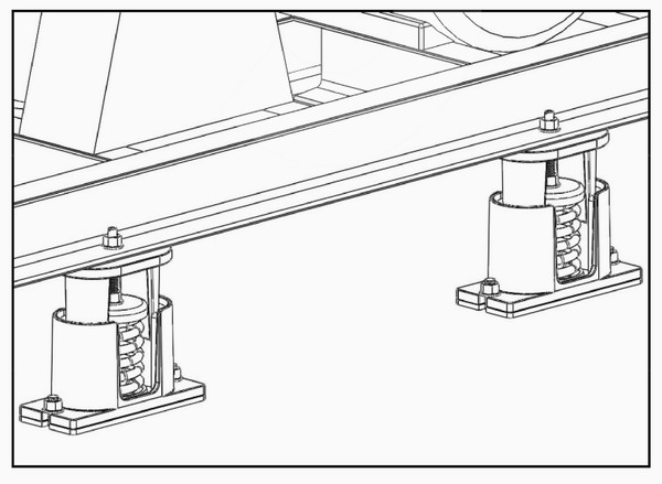 JB型座式彈簧減振器安裝說(shuō)明/圖紙講解