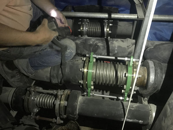 上海華山醫(yī)院波紋補(bǔ)償器腐蝕漏水問題解決