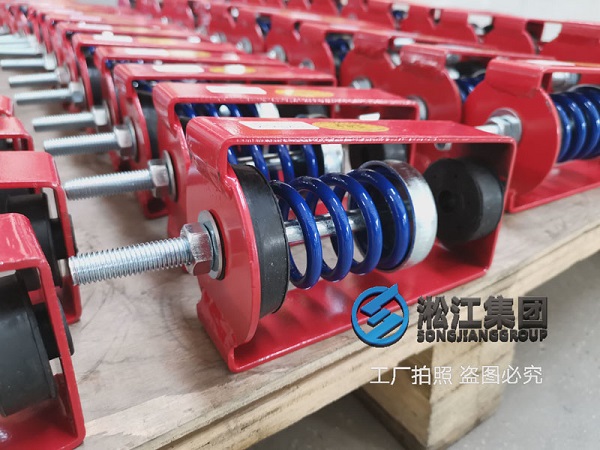 虹橋機場懸吊安裝離心風機隔振示意圖