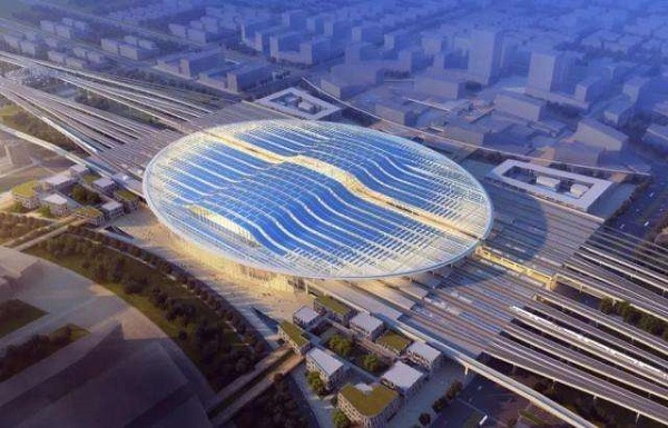 雄安站樓板吊裝管道隔振管卡安裝示意圖